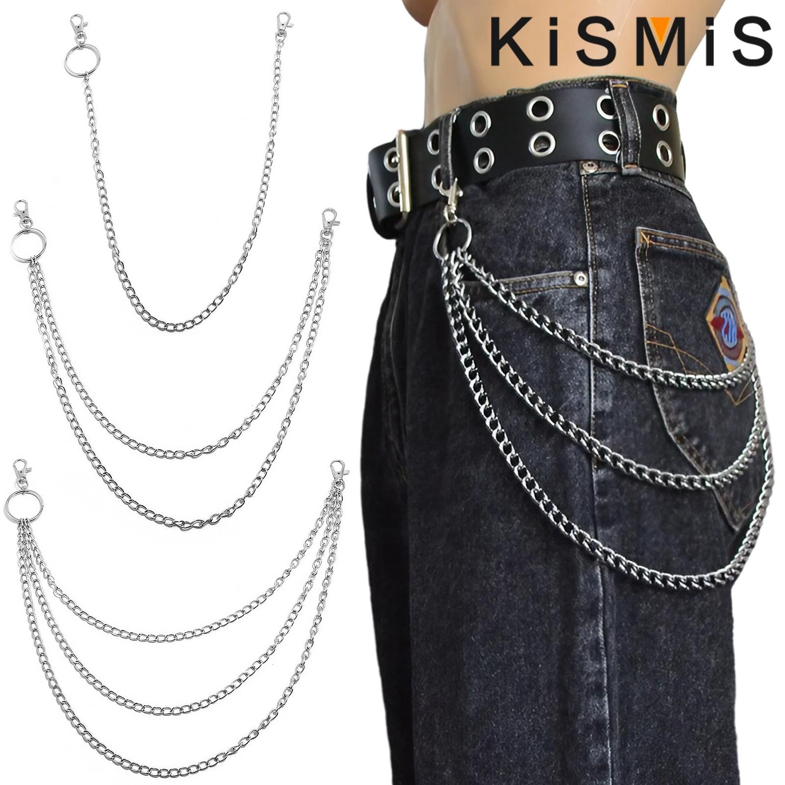 Body Jewelry Men - KISMIS 1個 パンク風 ストリート キーチェーン パンツチェーン