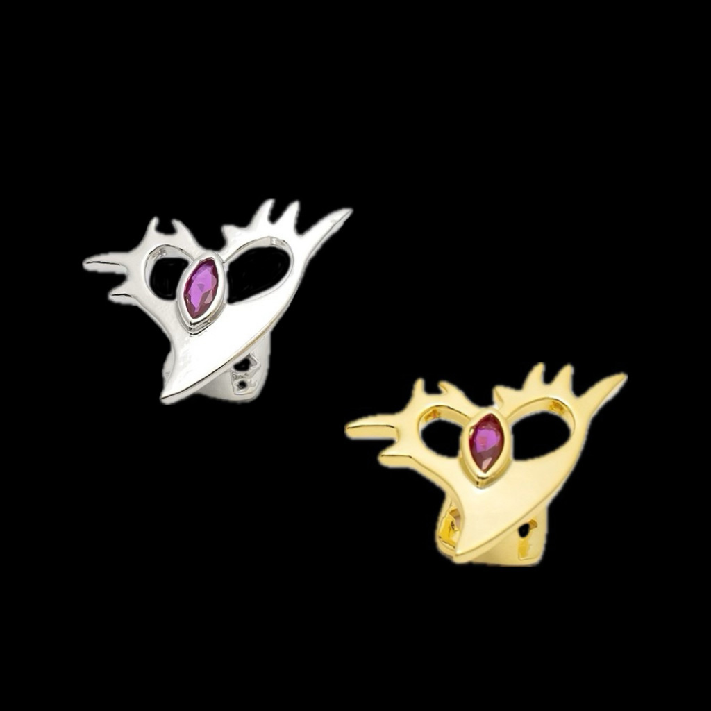 Body Jewelry Men - YOUNGX Y2K パンクゴシックパープル CZ 石とげハート歯グリルヒップホップ中空歯キャップ女性男性ジュエリーコスプレギフト