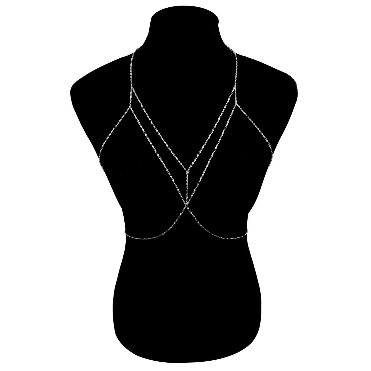 セックス千鳥ボディチェーン女性のためのシンプルなゴールドカラ - Body Jewelry In Bulk のレビューと価格