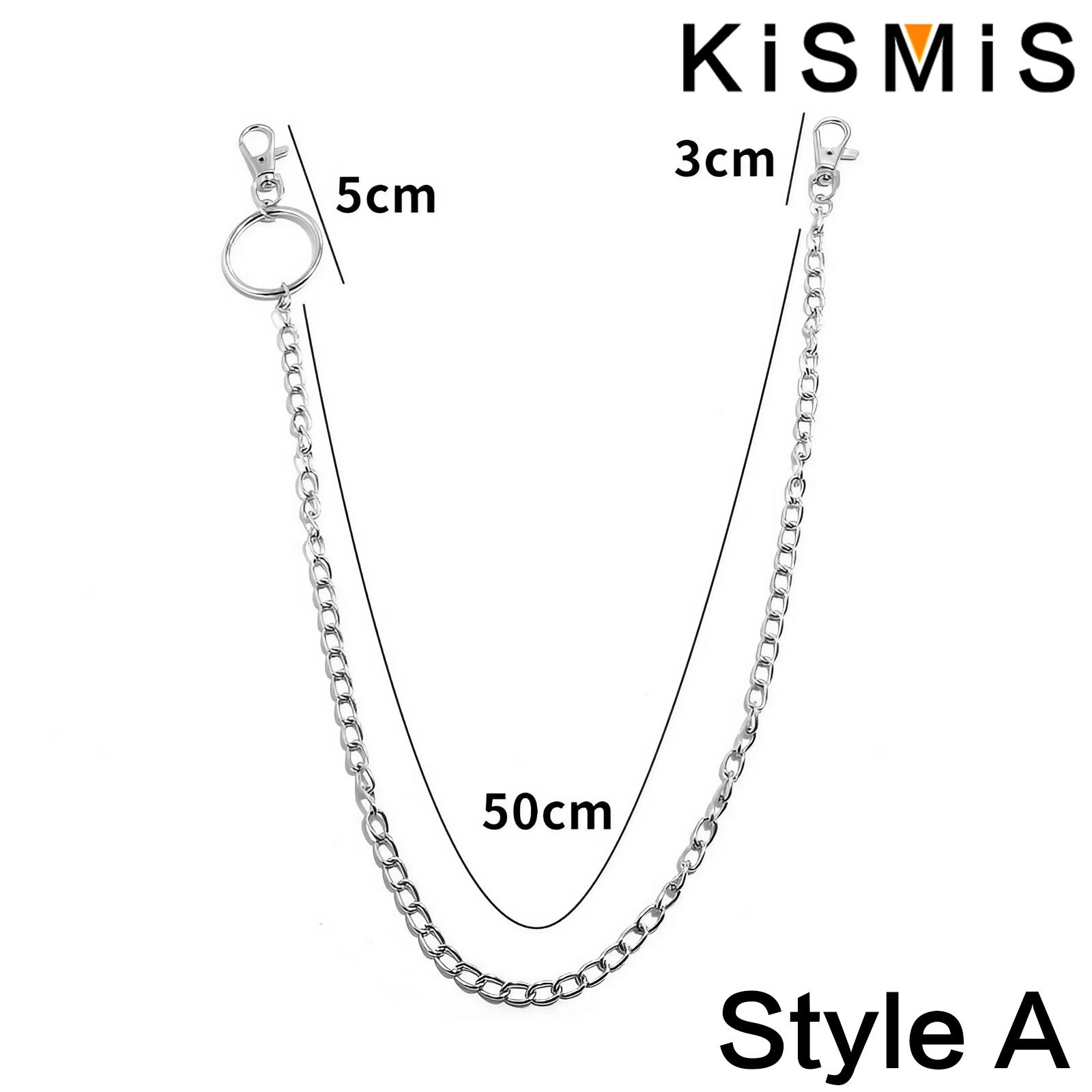 KISMIS 1個 パンク風 ストリート キーチェーン パン - Body Jewelry Men のレビューと価格