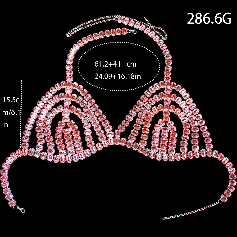 Stonefans 誇張されたチェストチェーンジュエリー女性 - Body Jewelry Good Quality のレビューと価格