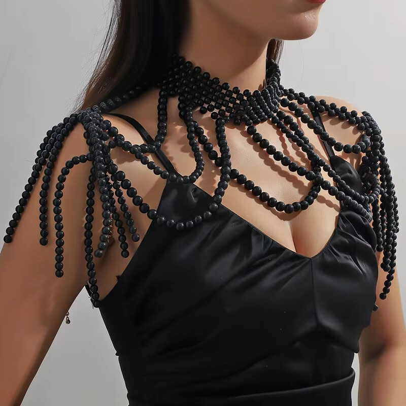 1 セットショールボディジュエリービーズ胸女性のためのファッ - Body Jewelry In Bulk のレビューと価格
