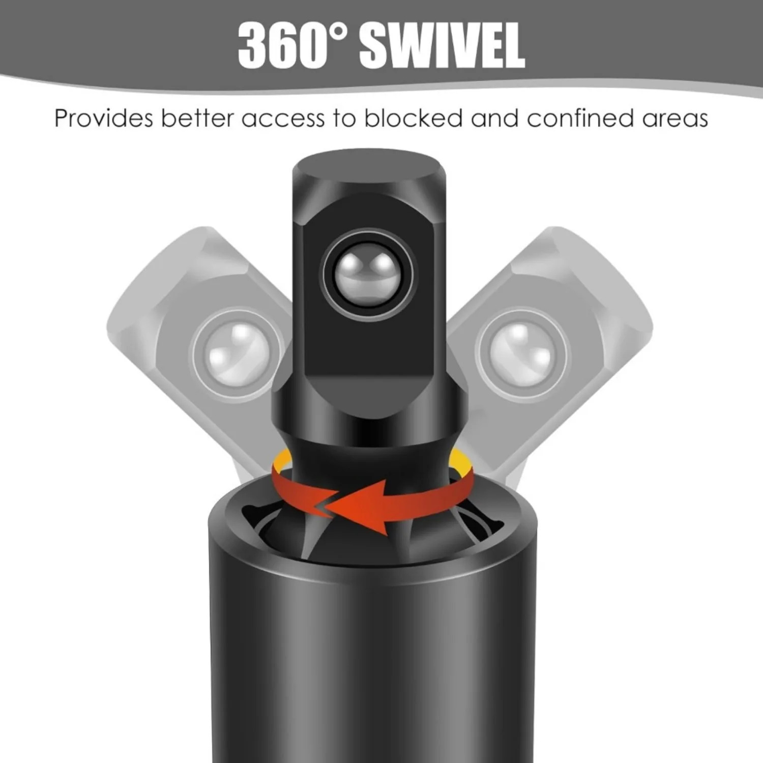 ユニバーサルジョイントソケット360 °   電動インパクト - Body Jewelry 4 U のレビューと価格