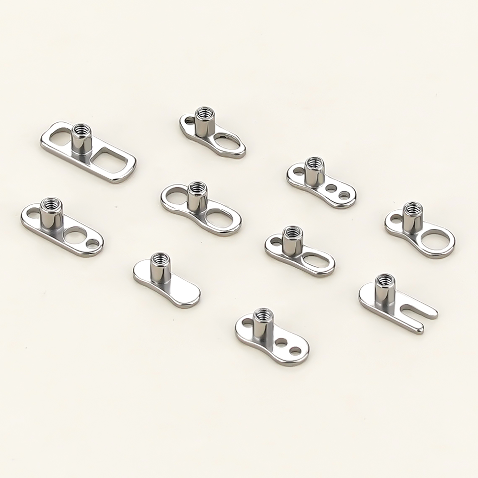 5個/10個/50個 チタン製ダーマルアンカーベース 14G - Body Jewelry Dermal のレビューと価格