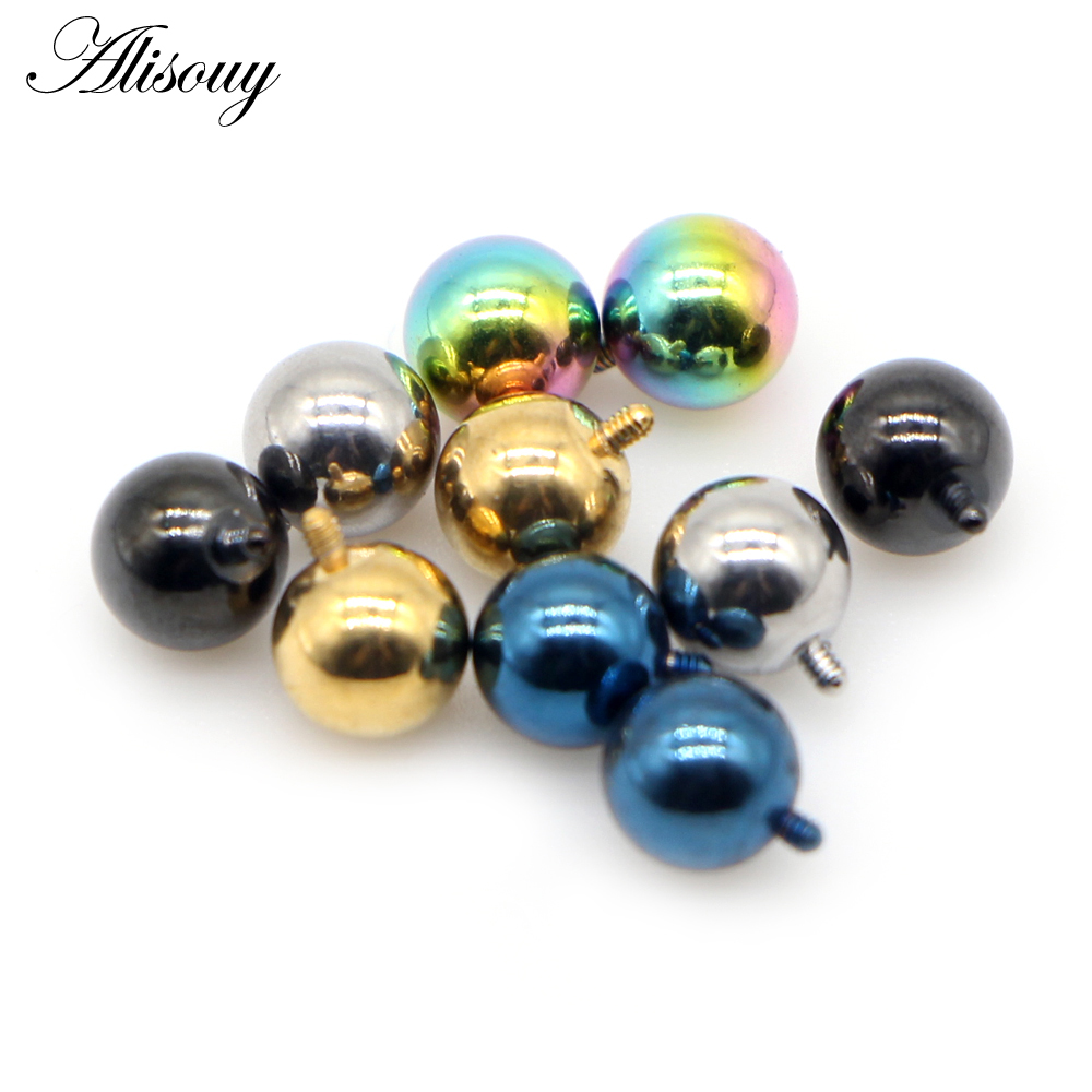 Alisouy 2 個 3/4/5/6 ミリメートル 16  - Body Jewelry Dermal のレビューと価格