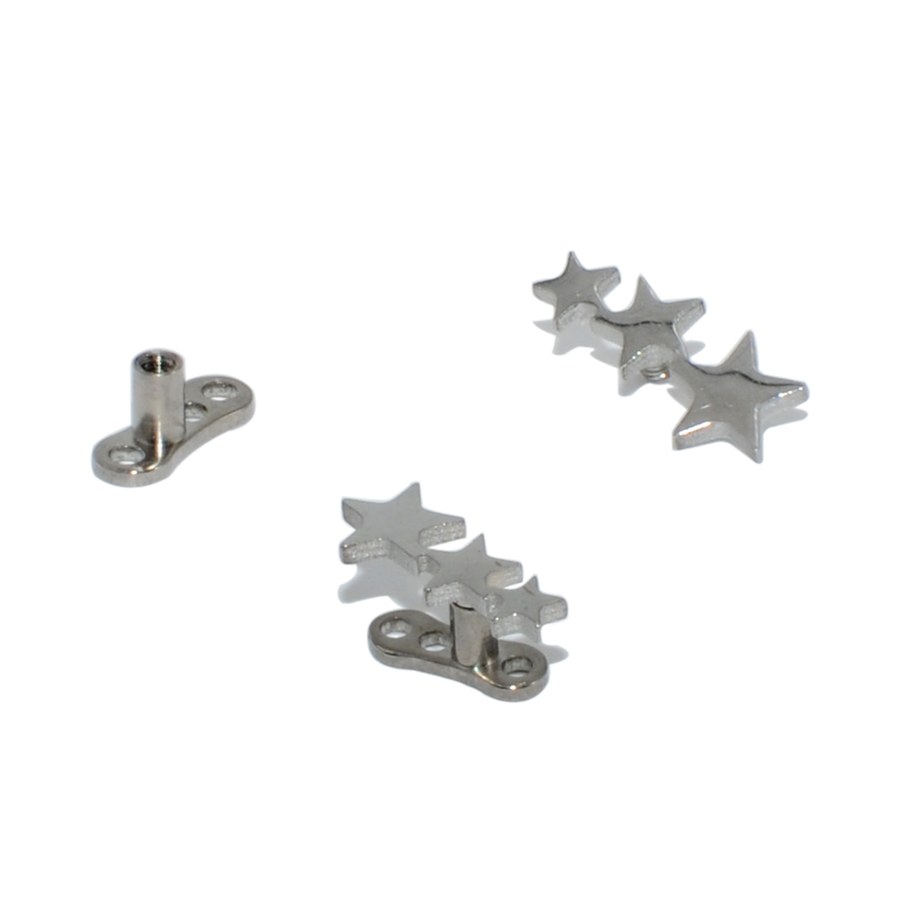 スチール/チタンベースのマイクロダーマアンカーオパール,トリ - Body Jewelry Dermal のレビューと価格