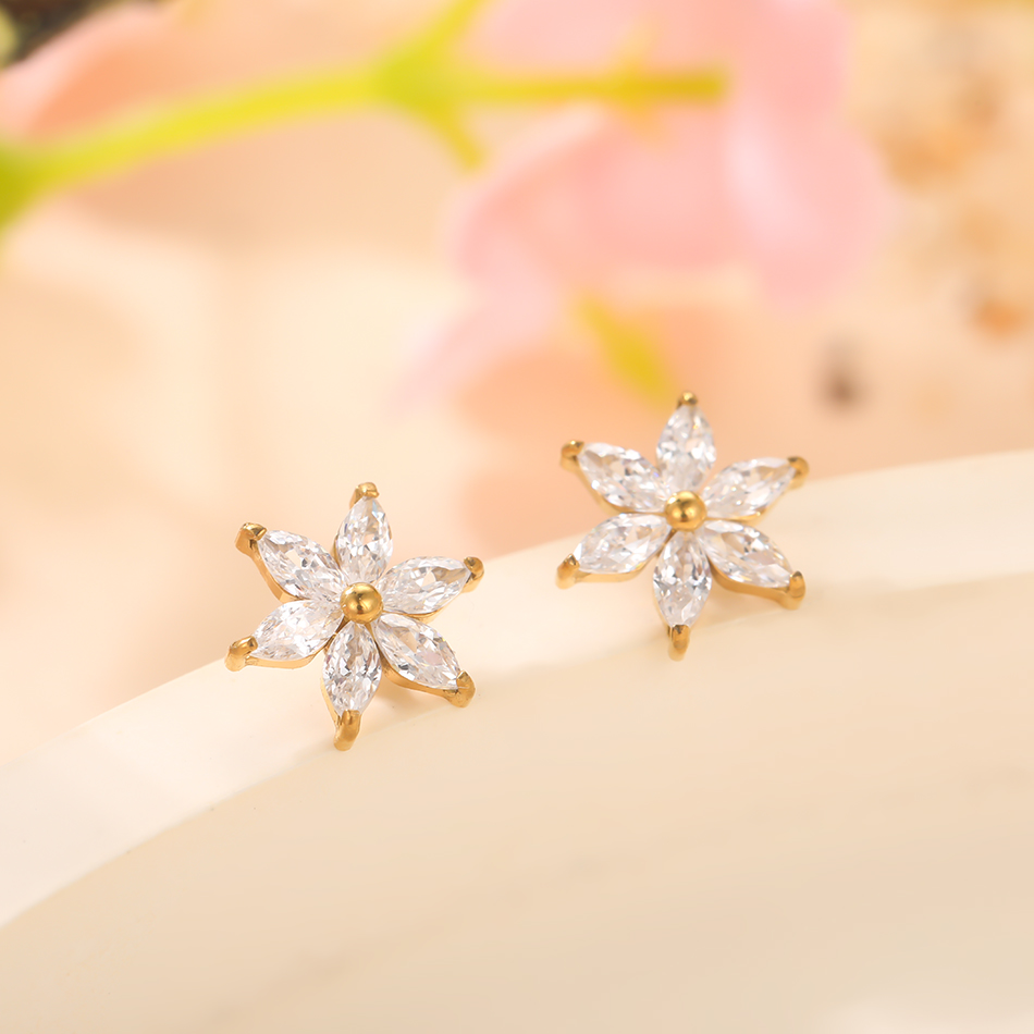 1/5 個チタンクリスタルフラワーダーマルアンカートップエン - Body Jewelry Dermal のレビューと価格