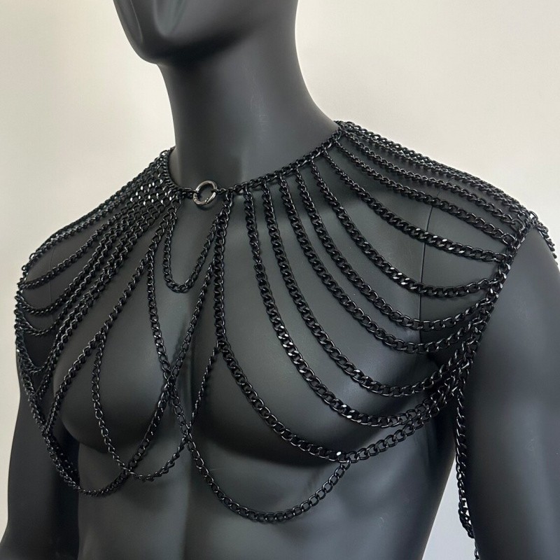 男性用ボディチェーン ジュエリー ランジェリー セクシーなメ - Body Jewelry Men のレビューと価格
