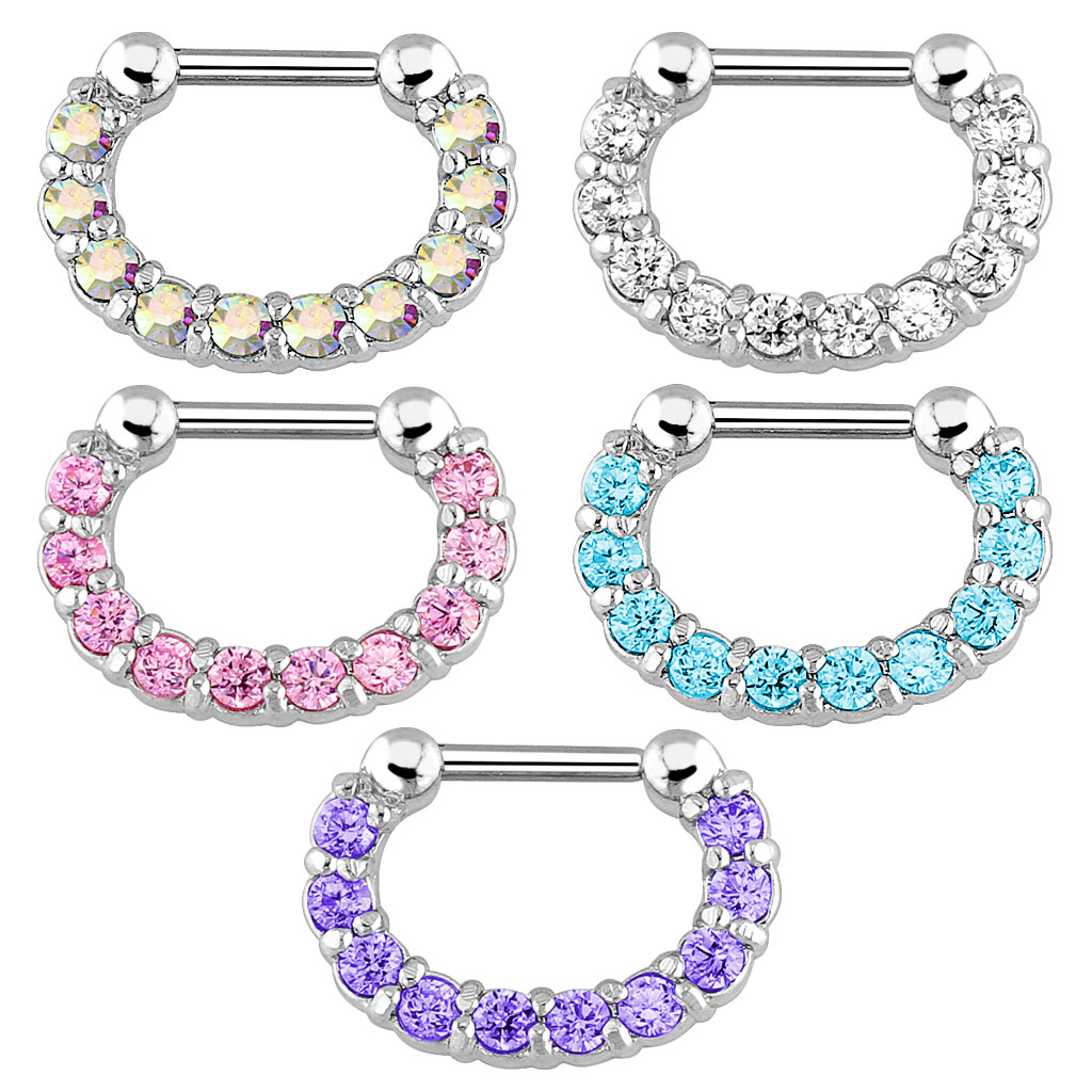 1個入りフープクリップオンノーズセプタムリング、男女兼用、ス - Body Jewelry Nose のレビューと価格