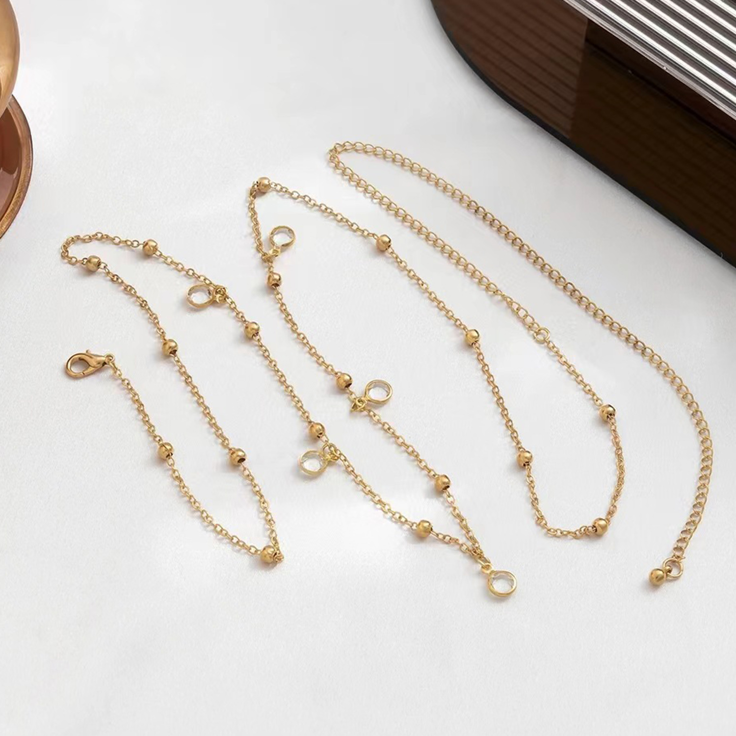女性のためのきらびやかなクリスタルベリーチェーン,セクシーな - Body Jewelry In Bulk のレビューと価格