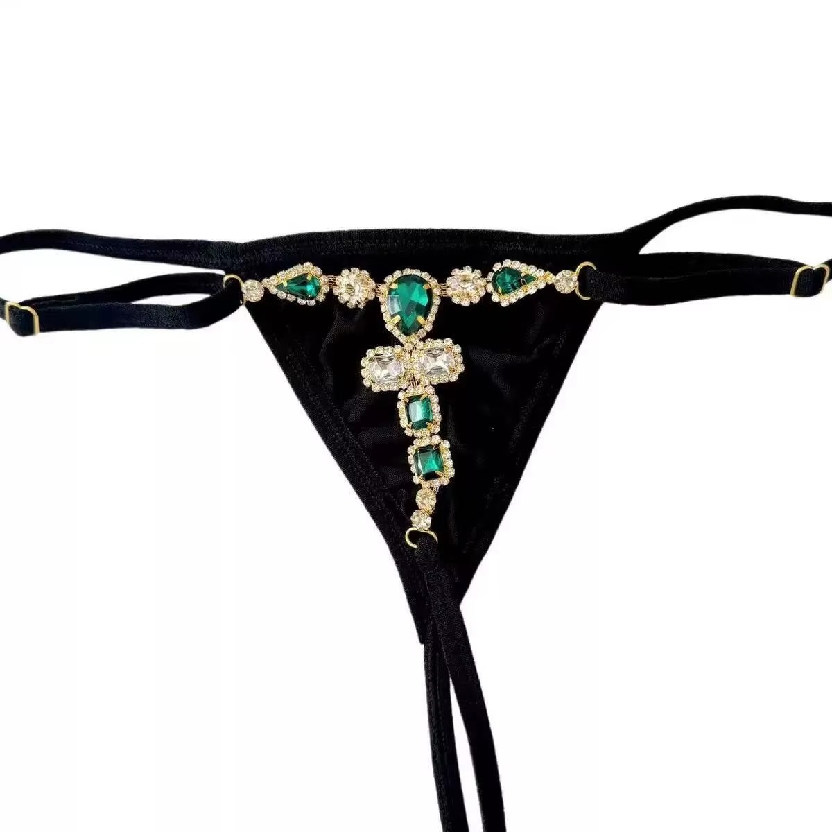 ナイトクラブパーティー ローウエスト セクシー ラインストー - Body Jewelry Outfit のレビューと価格