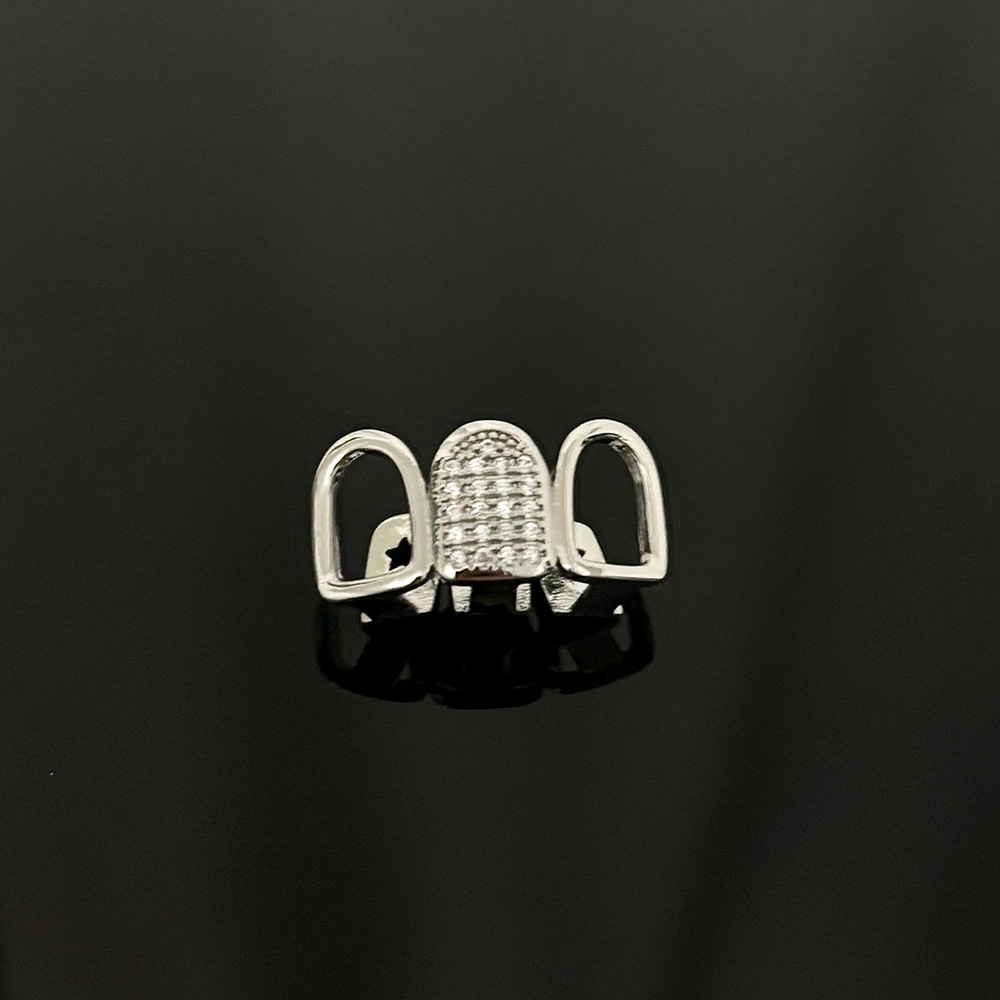 YOUNGX ヒップホップ スリーホロー ジルコン トゥース - Body Jewelry Men のレビューと価格