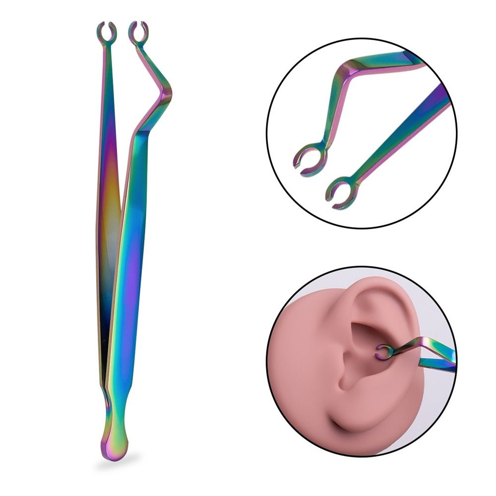 ステンレス製ボディピアスツール、イヤースタッド、セプタムピア - Body Jewelry Dermal のレビューと価格