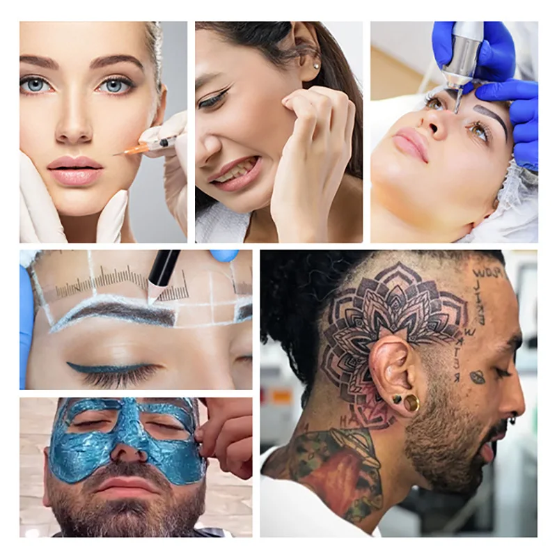 100% グーシカ 眉毛タトゥー補助処置 永久メイク マイク - Body Jewelry Eyebrow のレビューと価格