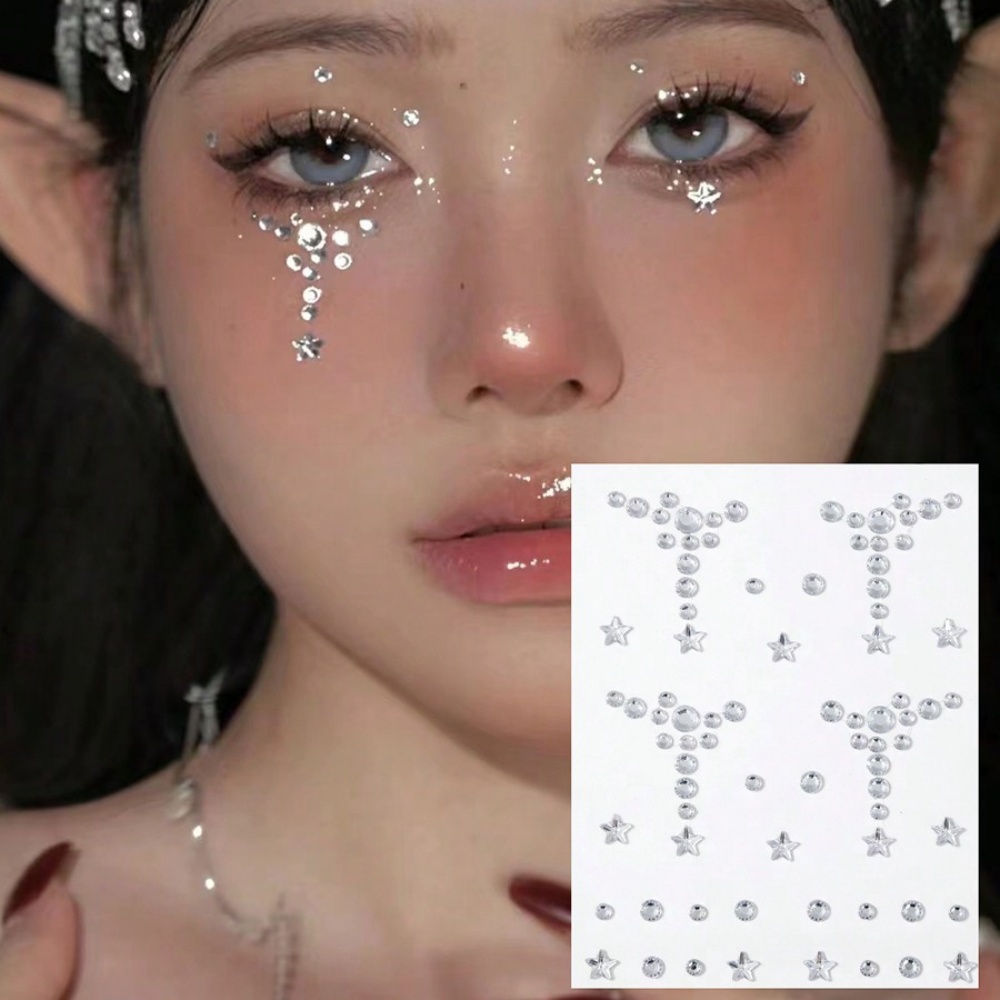 顔とボディの宝石シール目尻ベビーシール眉毛シールボディシール - Body Jewelry Eyebrow のレビューと価格