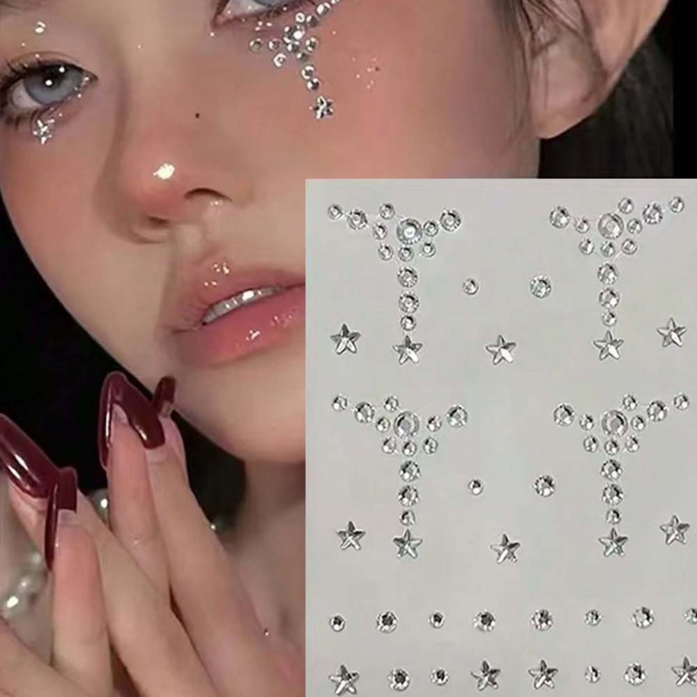 顔とボディの宝石シール目尻ベビーシール眉毛シールボディシール - Body Jewelry Eyebrow のレビューと価格