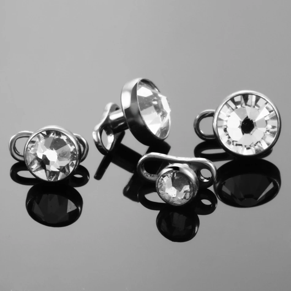 1個/5個入り チタン製マイクロダーマルピアスセット ダーマ - Body Jewelry Dermal のレビューと価格