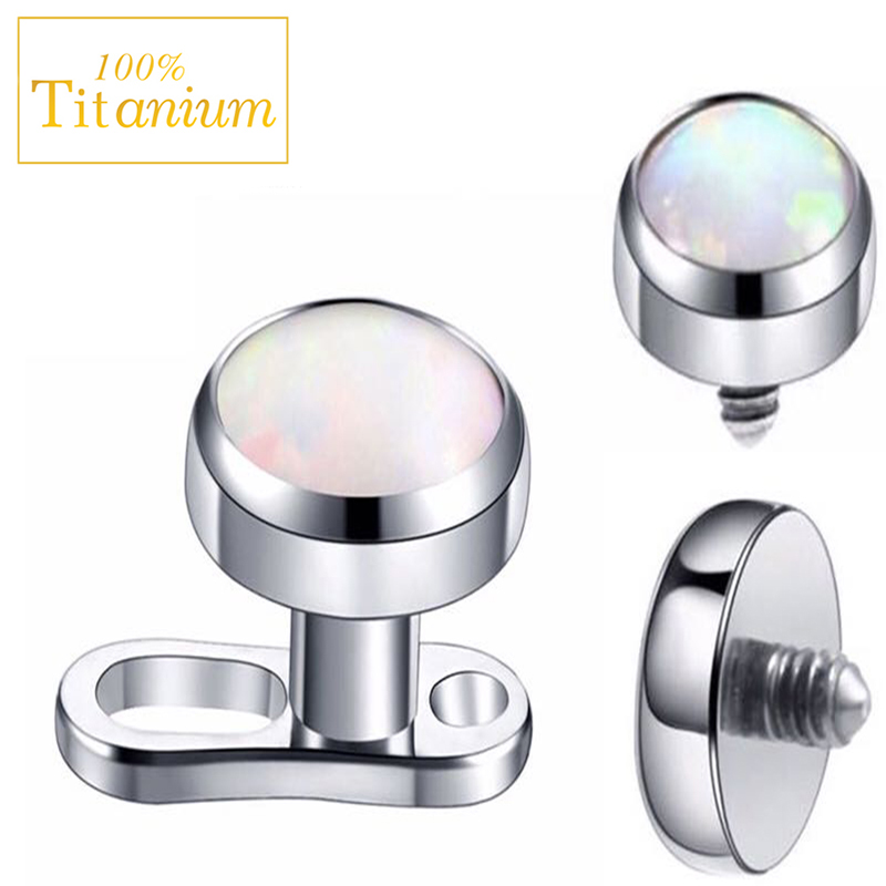 アンカーG23,マイクロクランプ,円形,4mm,内部糸,ドリ - Body Jewelry Dermal のレビューと価格
